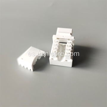 conector keystone RJ45 perforado sin blindaje CAT6 de ampcom